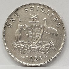 AUSTRALIA 1928 . ONE SHILLING . KEY DATE
